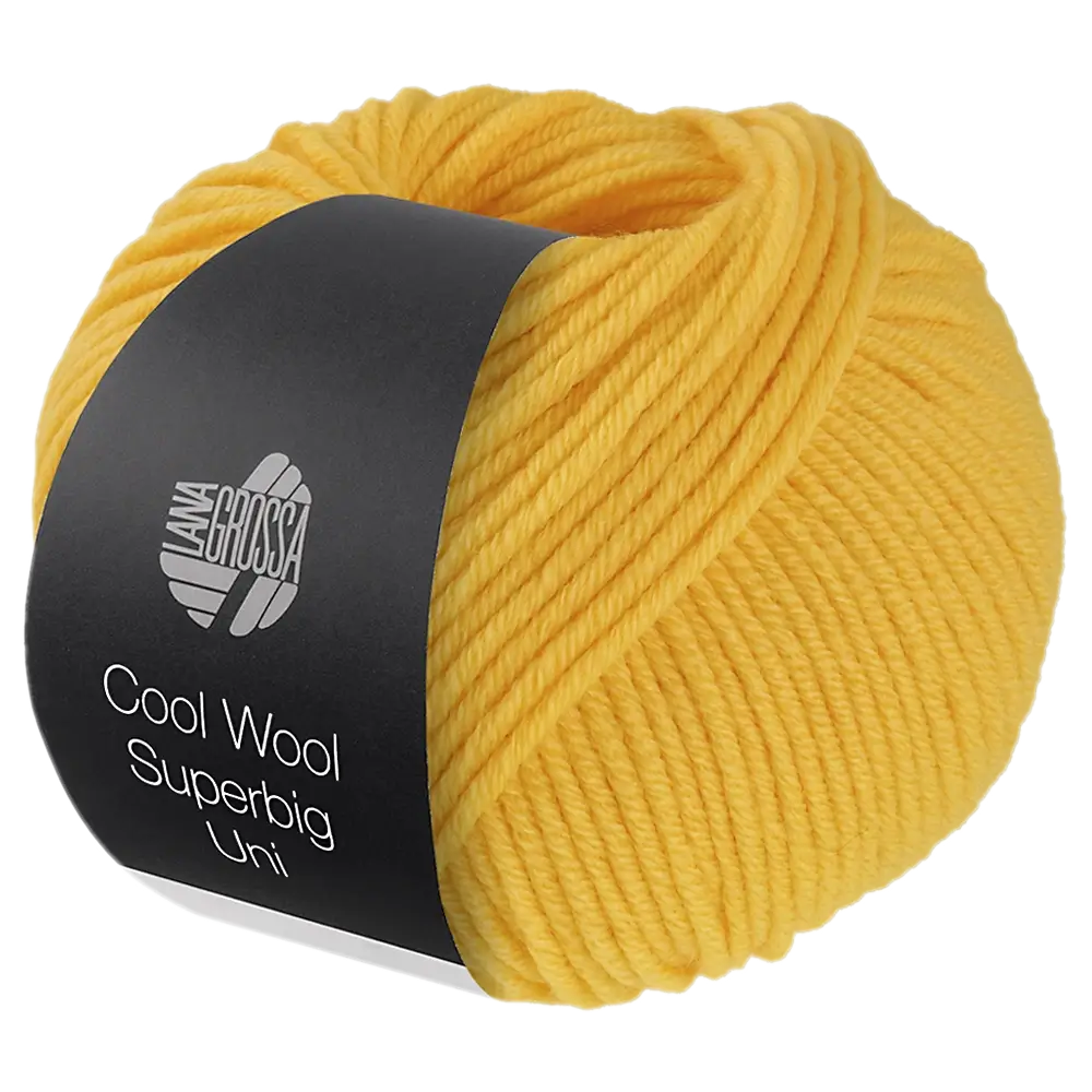 #Farbe_Lana Grossa Cool Wool Superbig Uni | 11 Gelb
