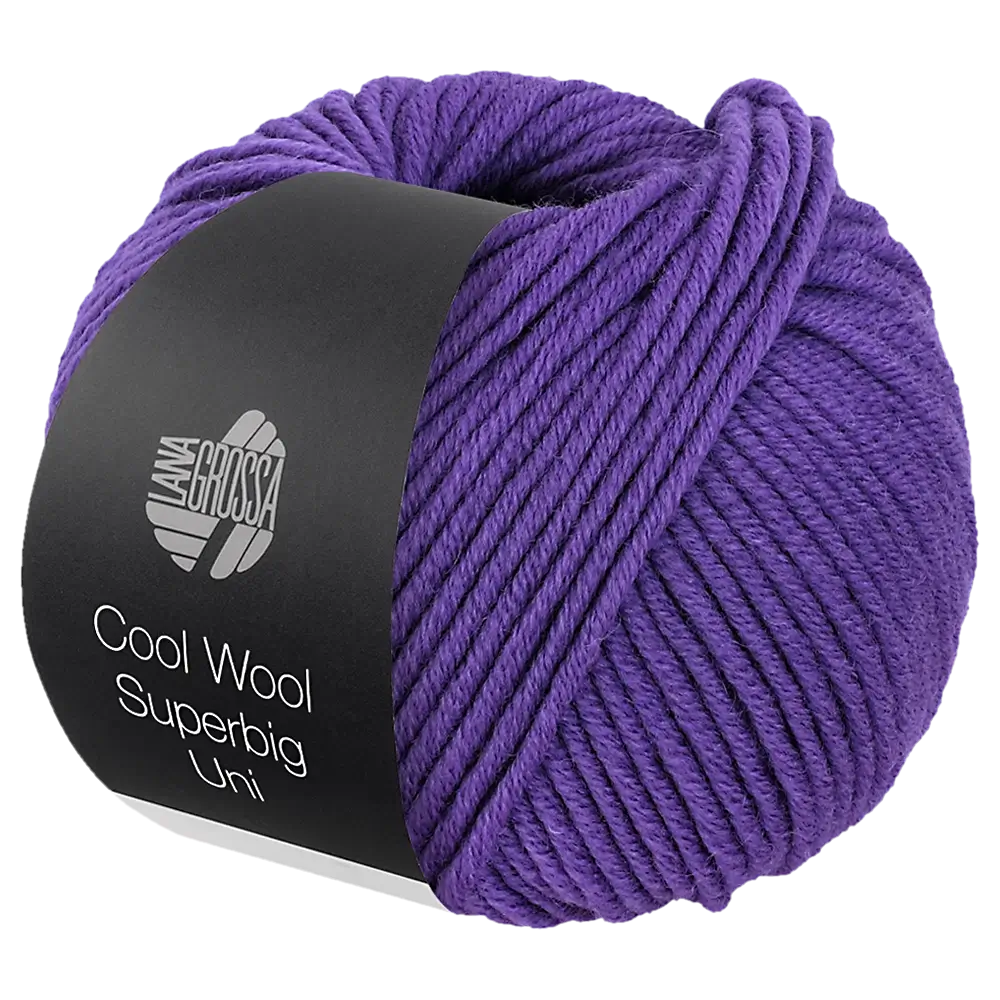 #Farbe_Lana Grossa Cool Wool Superbig Uni | 14 Lila