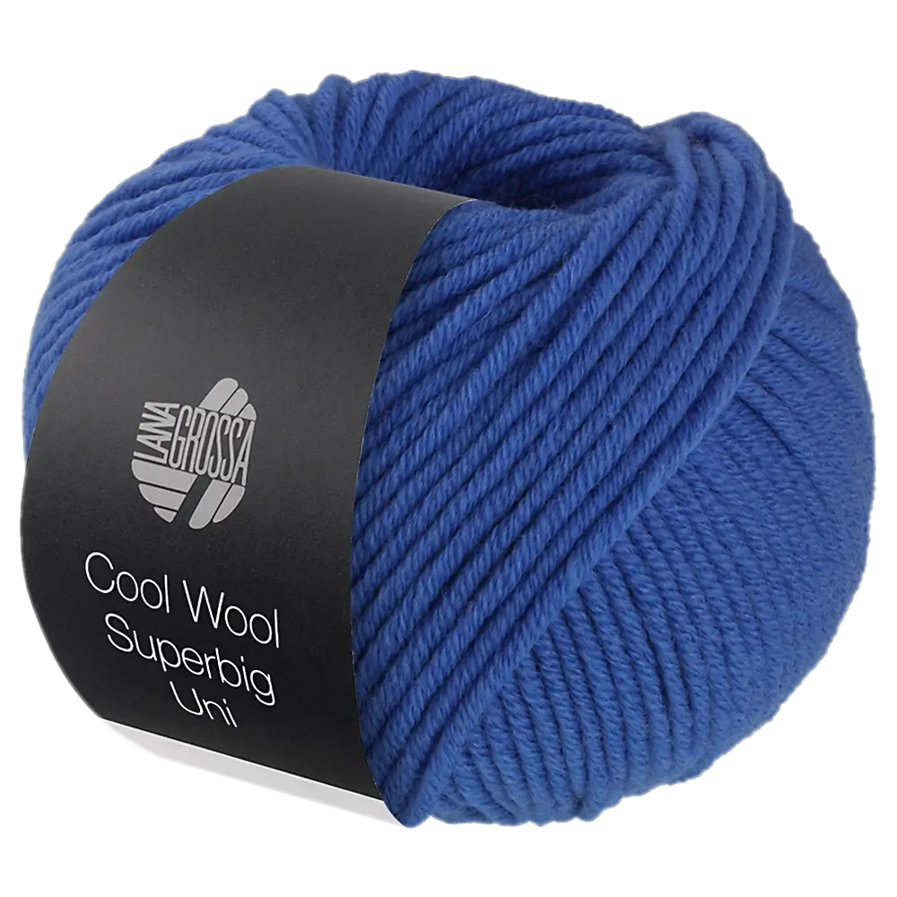 #Farbe_Lana Grossa Cool Wool Superbig Uni | 15 Blau