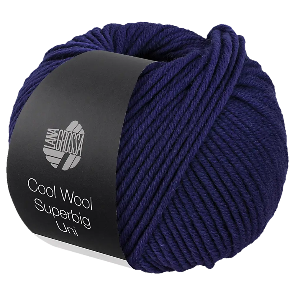 #Farbe_Lana Grossa Cool Wool Superbig Uni | 17 Dunkelblau