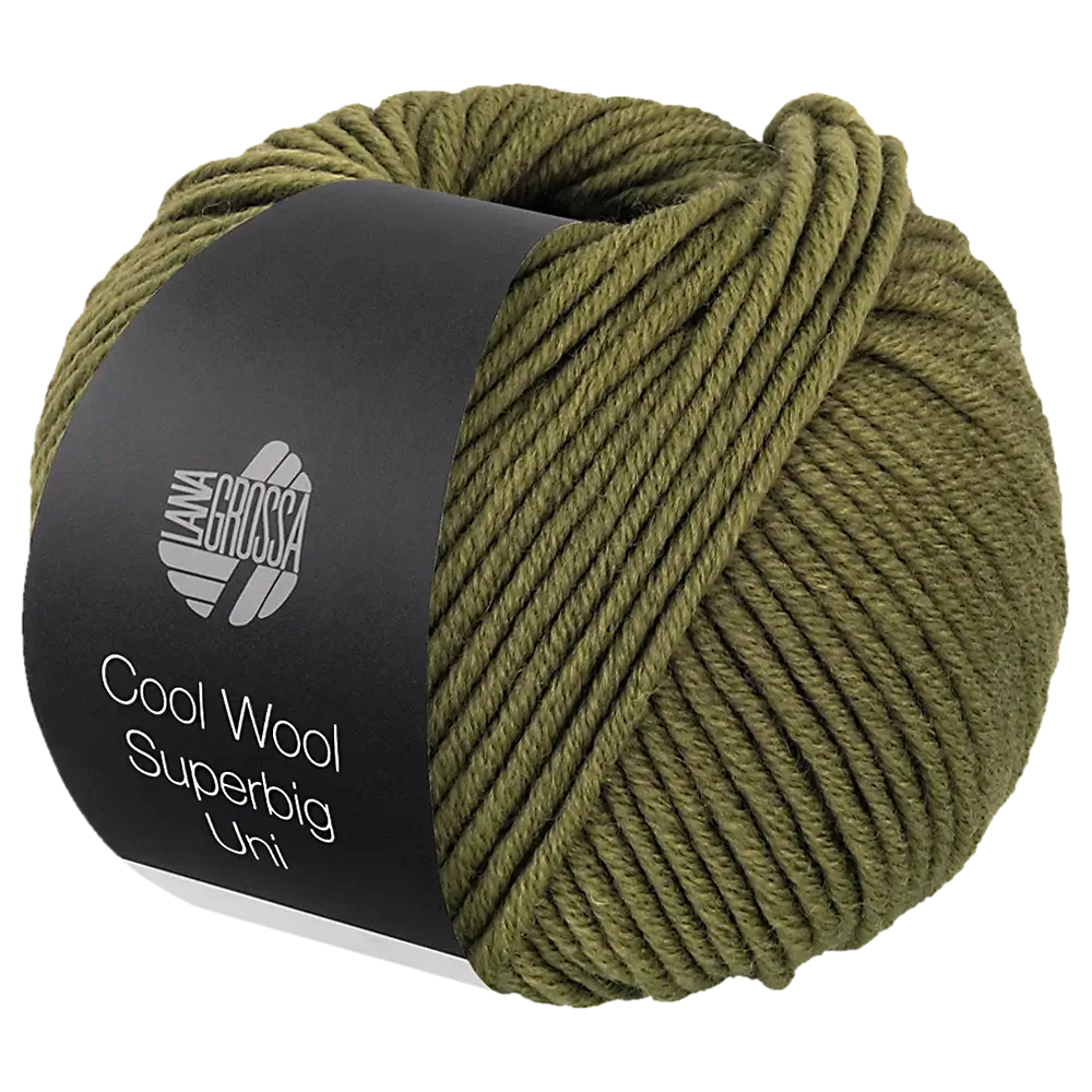#Farbe_Lana Grossa Cool Wool Superbig Uni | 24 Oliv