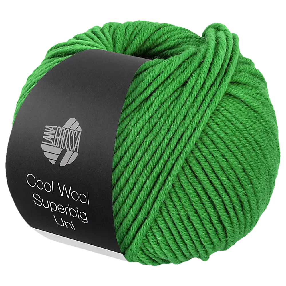 #Farbe_Lana Grossa Cool Wool Superbig Uni | 26 Grün