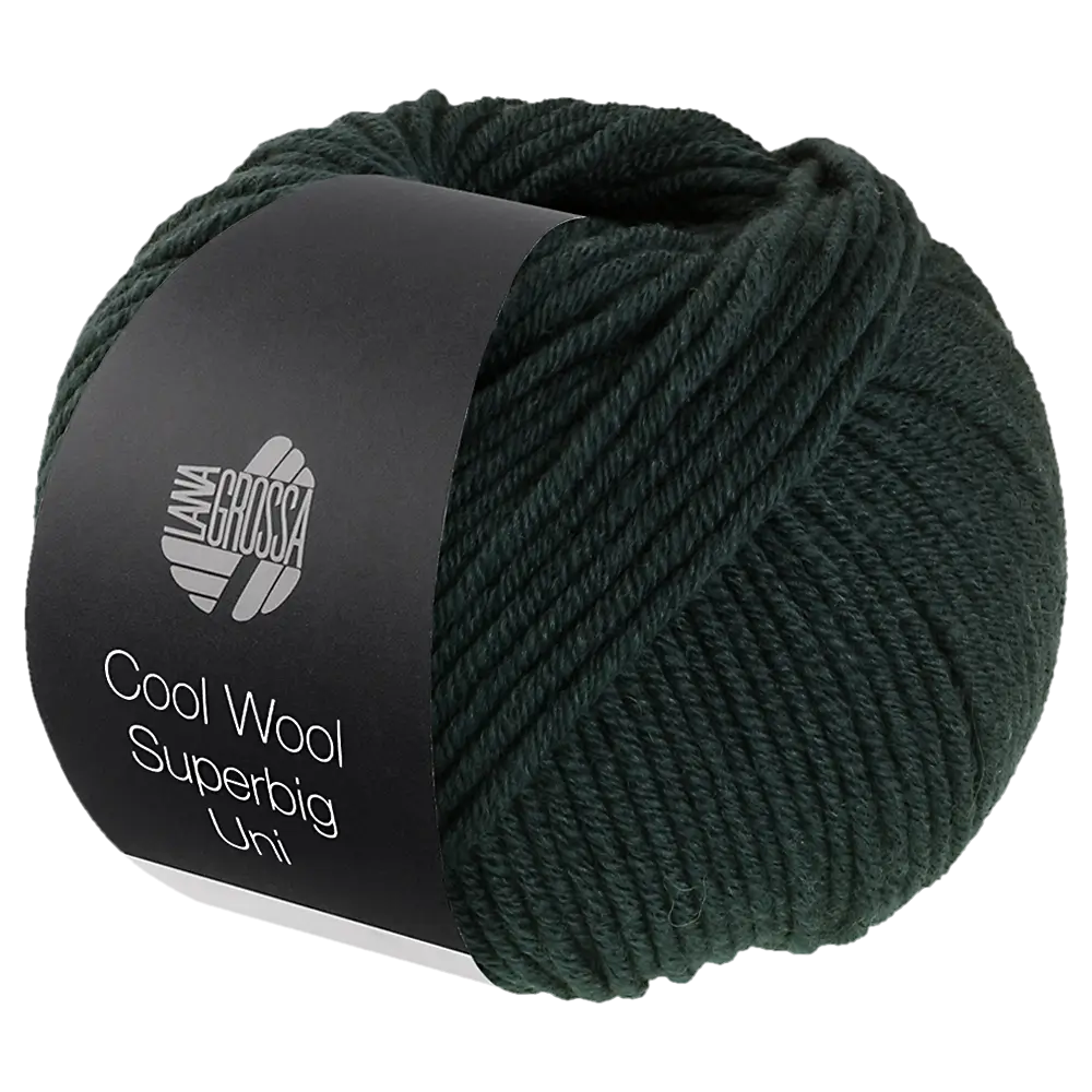 #Farbe_Lana Grossa Cool Wool Superbig Uni | 29 Lodengrün