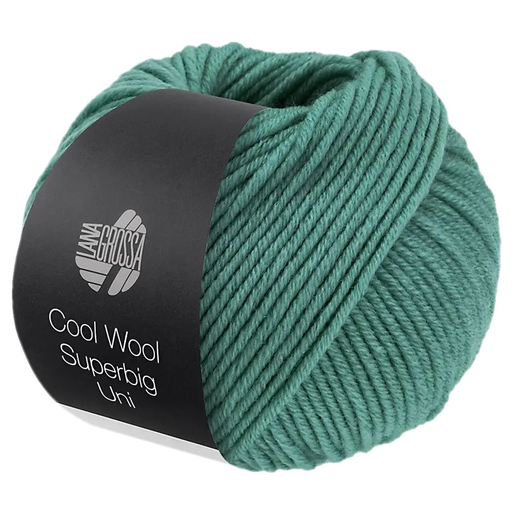 #Farbe_Lana Grossa Cool Wool Superbig Uni | 30 Helles Seegrün