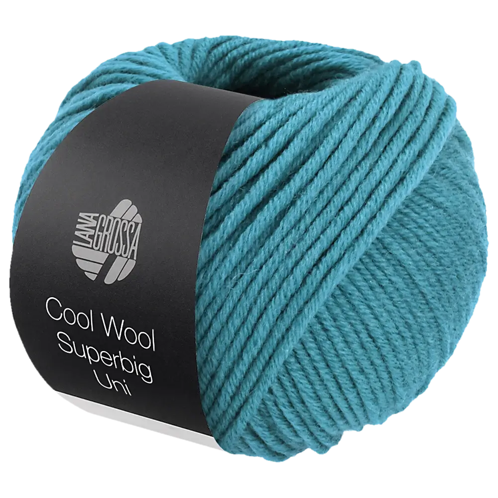 #Farbe_Lana Grossa Cool Wool Superbig Uni | 31 Türkis
