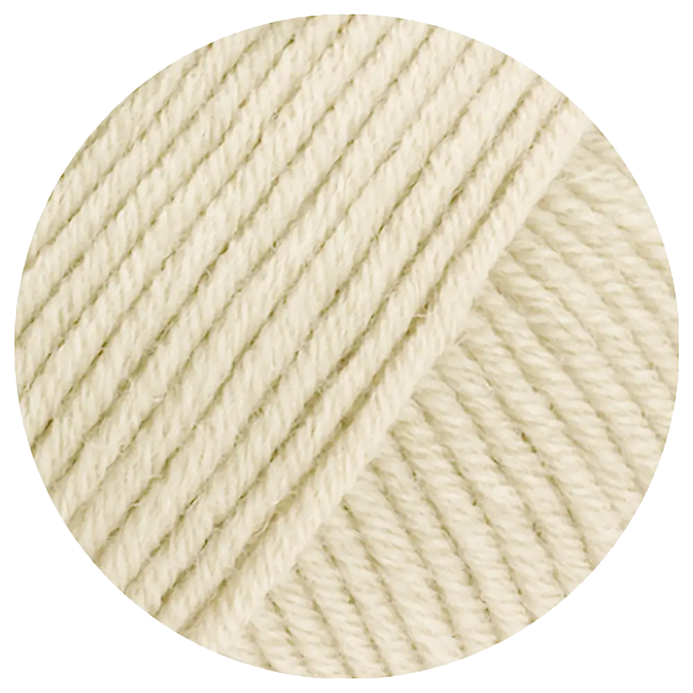 #Farbe_Lana Grossa Cool Wool Superbig Uni | 35 Eierschale
