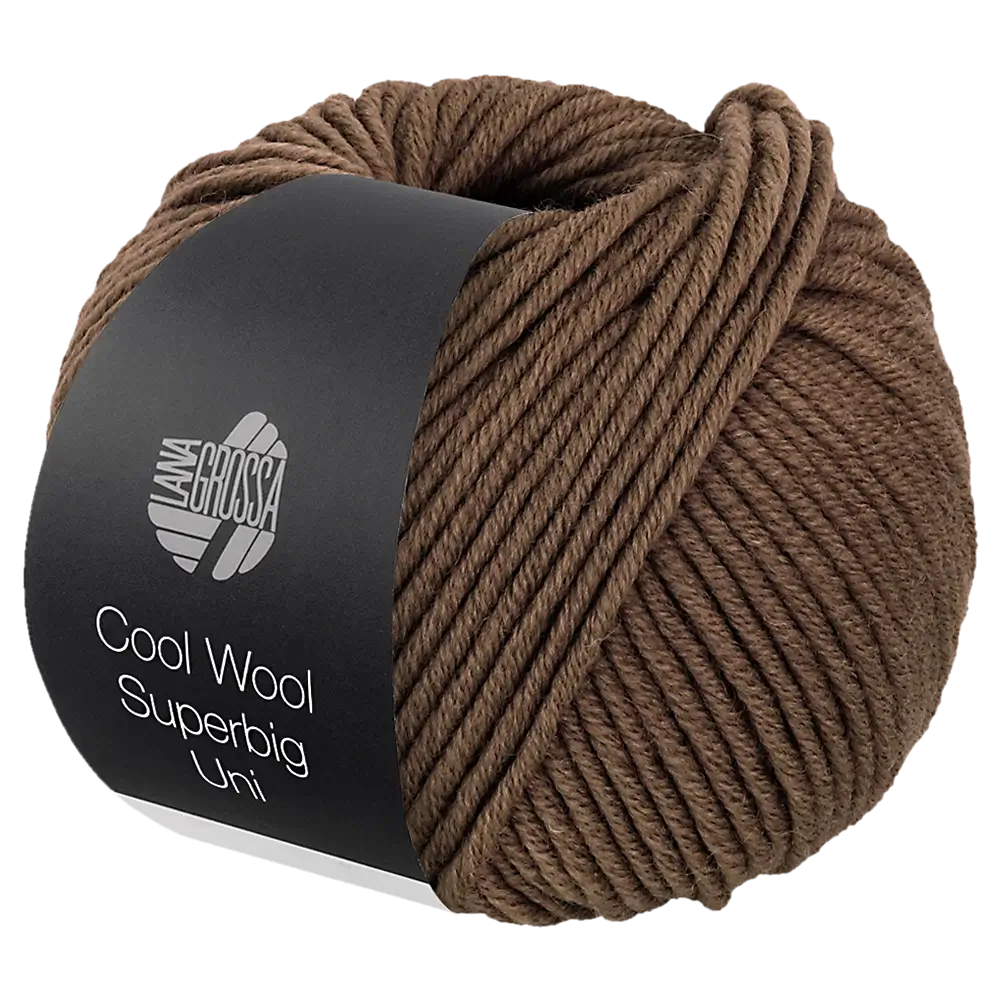 #Farbe_Lana Grossa Cool Wool Superbig Uni | 42 Graubraun