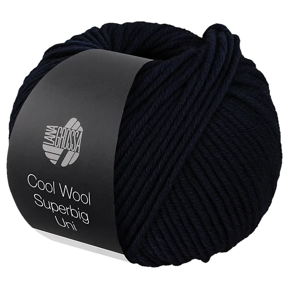 #Farbe_Lana Grossa Cool Wool Superbig Uni | 44 Nachtblau