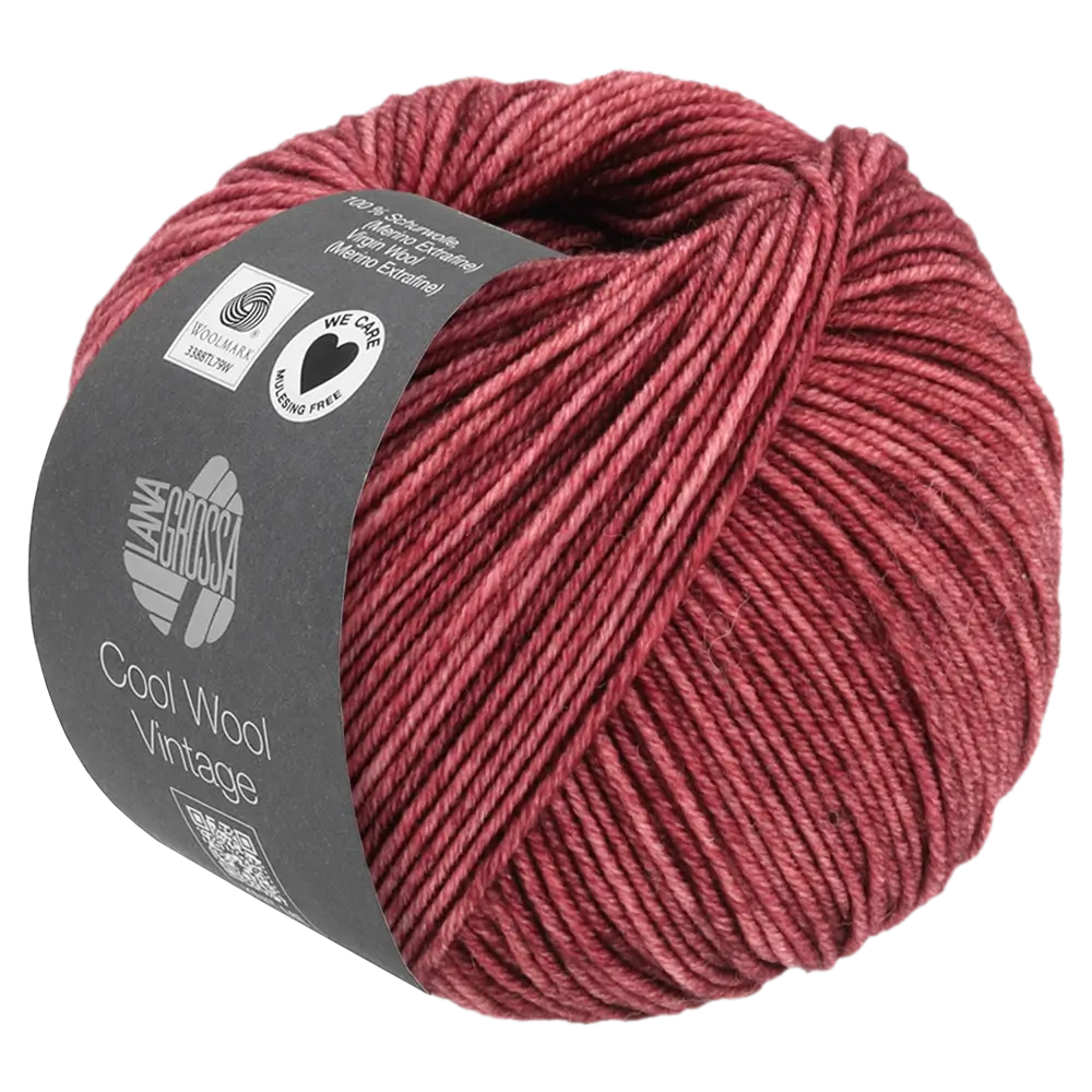 #Farbe_Lana Grossa Cool Wool Vintage | 7364 Burgund