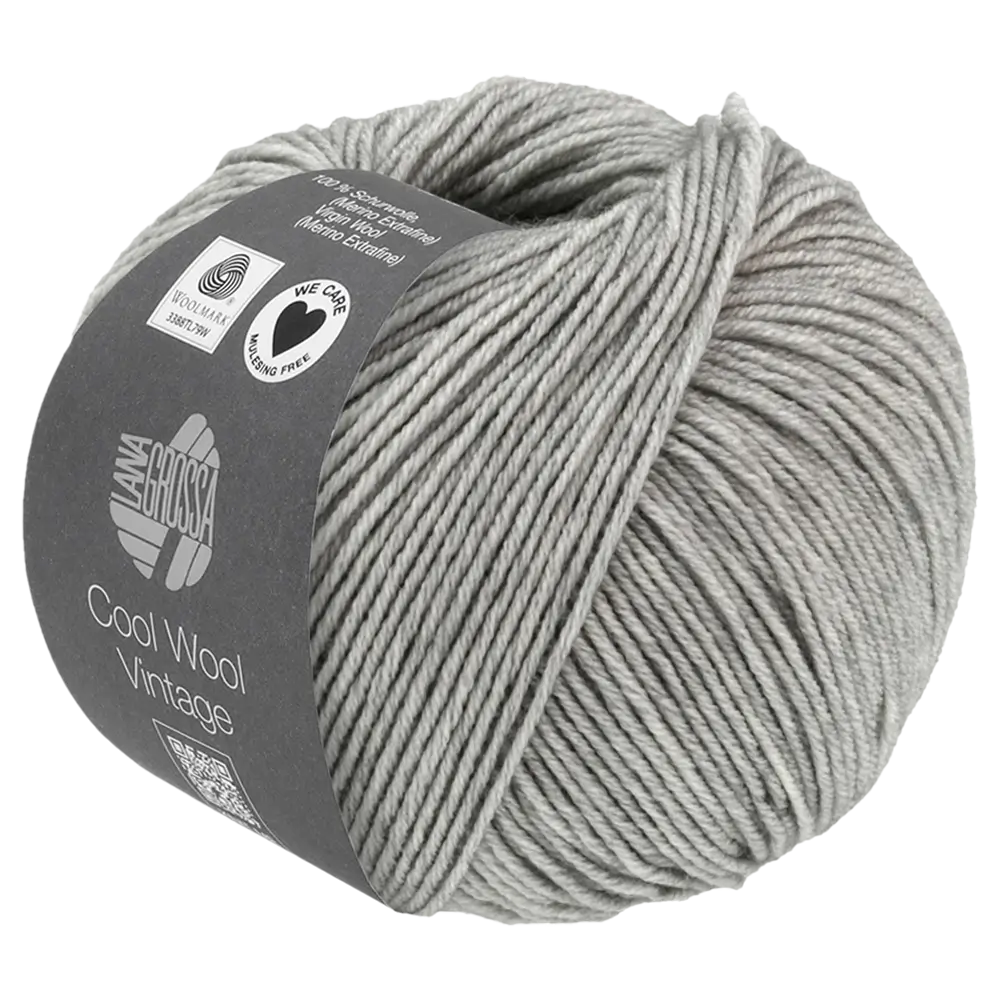 #Farbe_Lana Grossa Cool Wool Vintage | 7369 Hellgrau