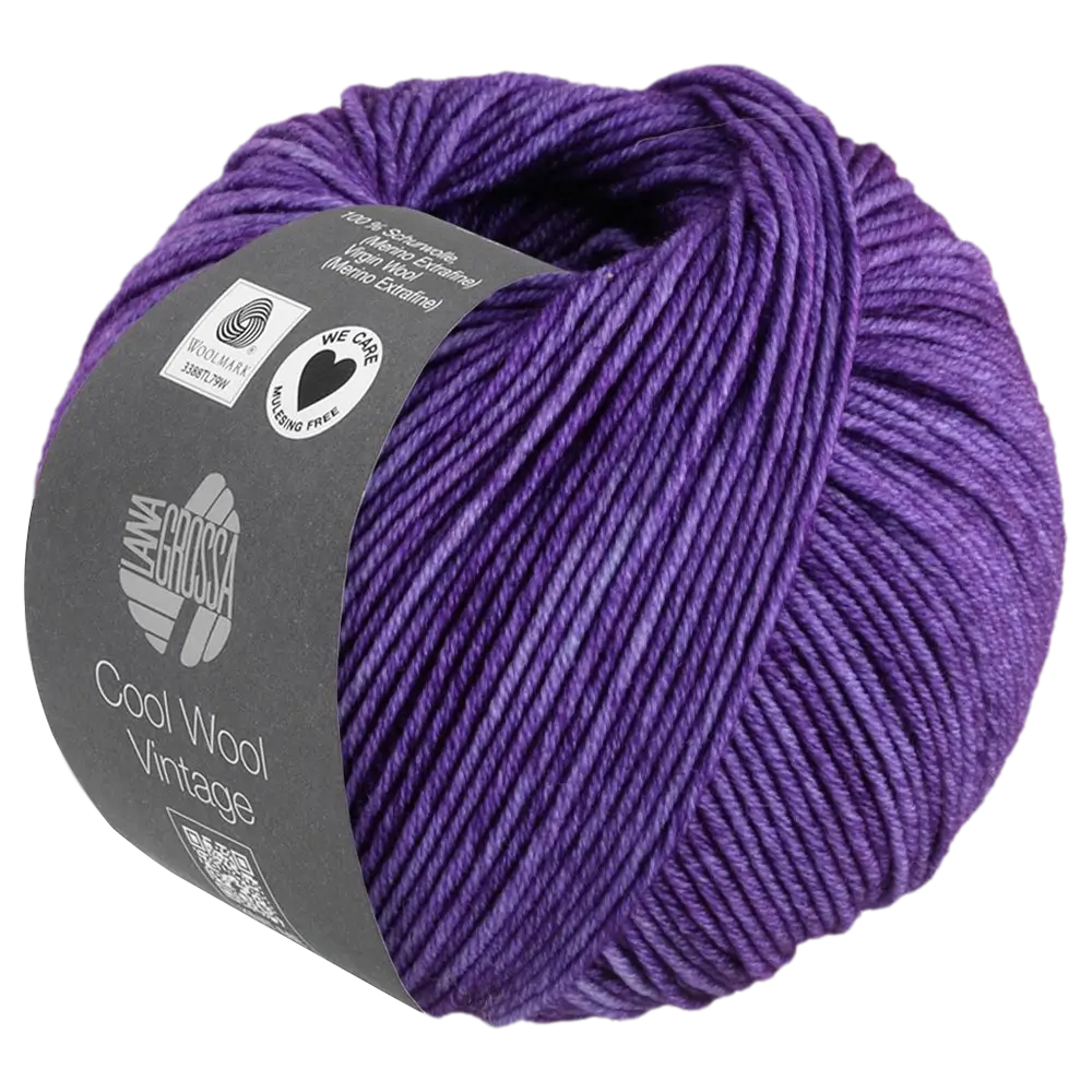 #Farbe_Lana Grossa Cool Wool Vintage | 7372 Violett