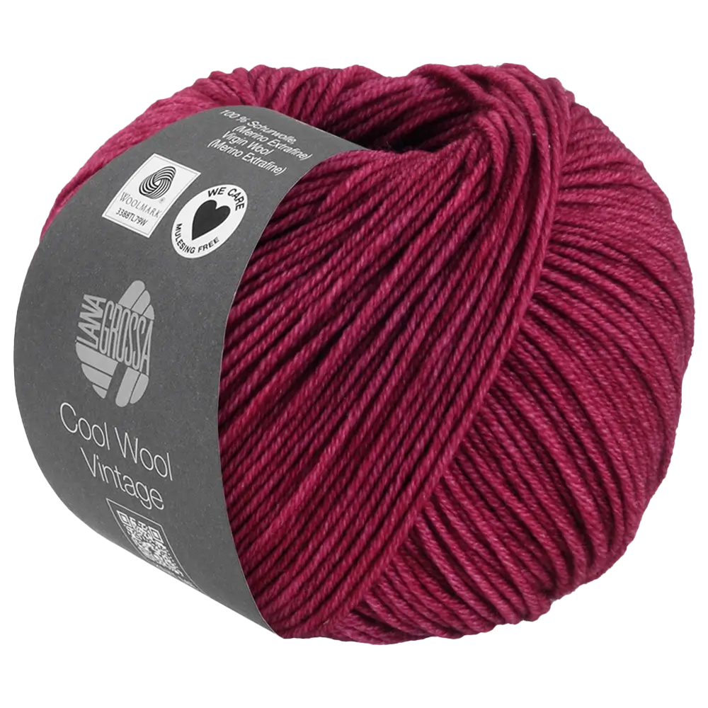 #Farbe_Lana Grossa Cool Wool Vintage | 7377 Indisch Rot