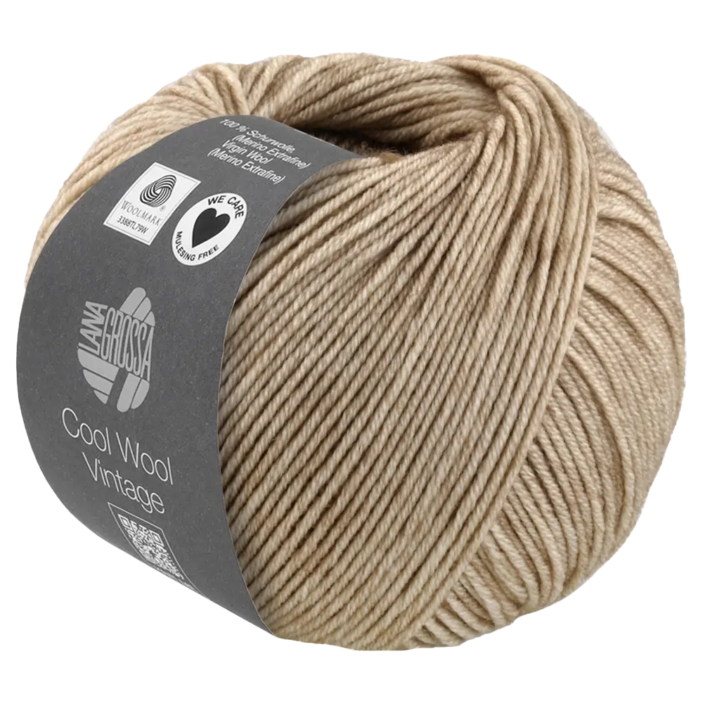 #Farbe_Lana Grossa Cool Wool Vintage | 7382 Sandbeige