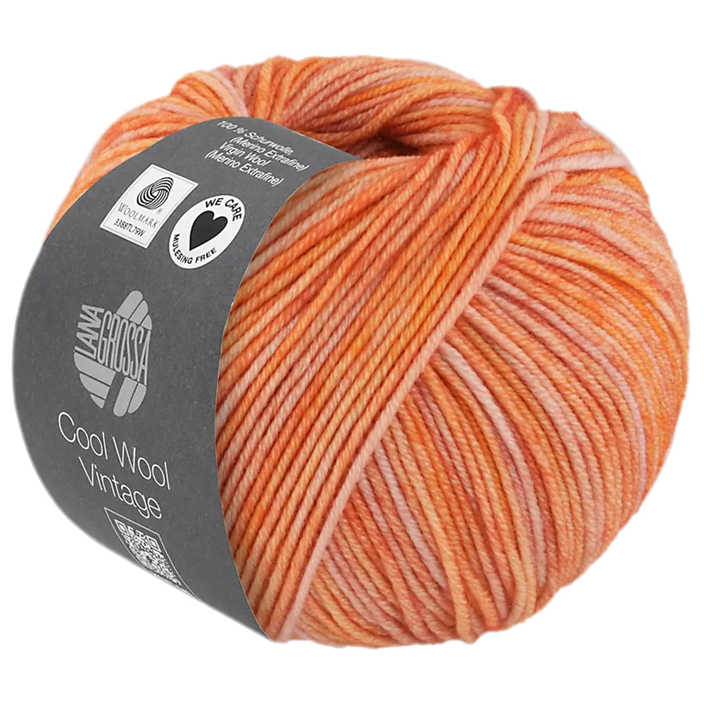 #Farbe_Lana Grossa Cool Wool Vintage | 7385 Papayagelb