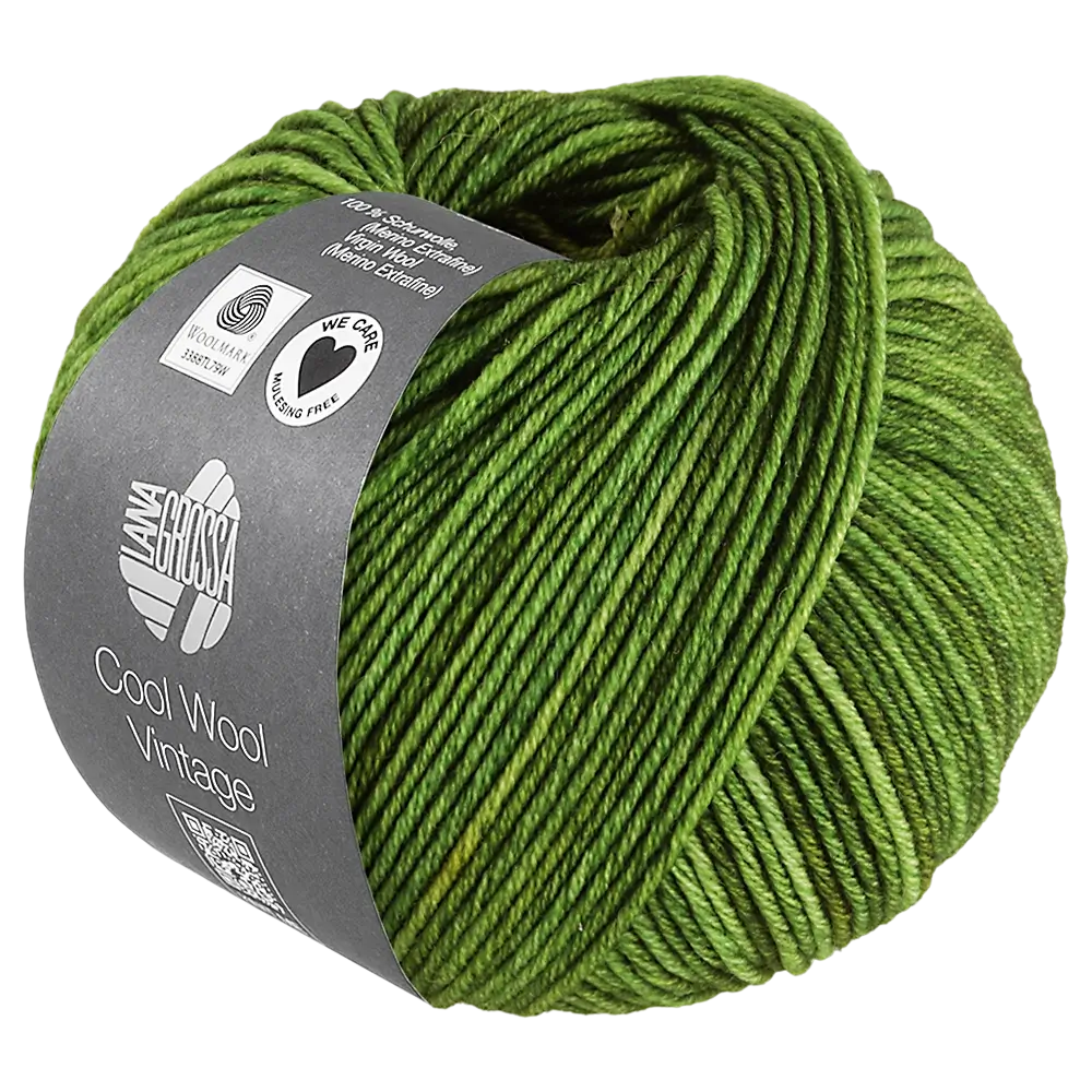 #Farbe_Lana Grossa Cool Wool Vintage | 7392 Grasgrün