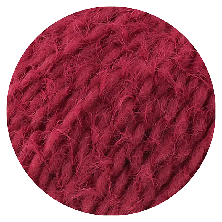 #Farbe_Lana Grossa Così | 14 Weinrot