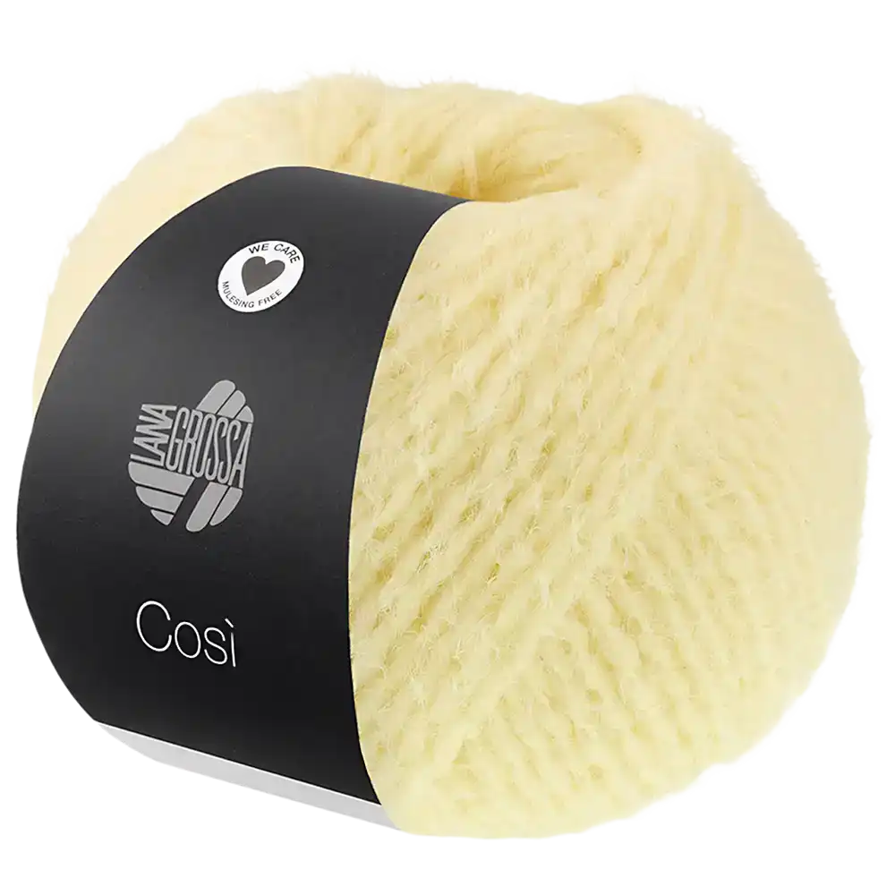 #Farbe_Lana Grossa Così | 09 Zartgelb