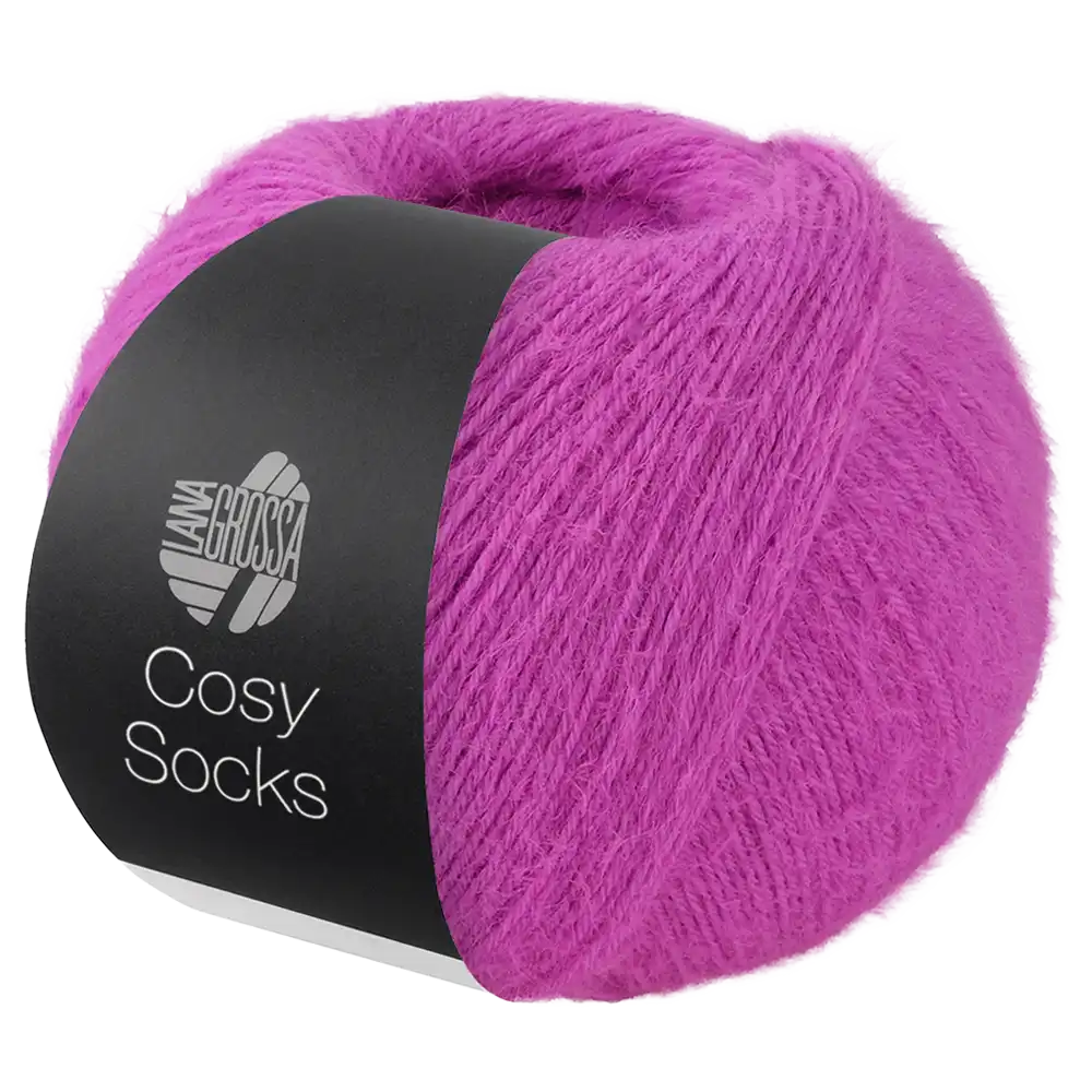 #Farbe_Lana Grossa Cosy Socks | 16 Fuchsia