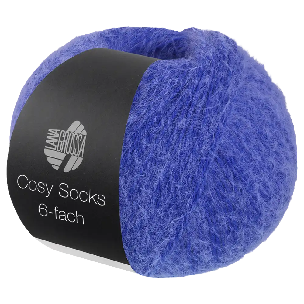 #Farbe_Lana Grossa Cosy Socks 6-fach | 1008 Blau
