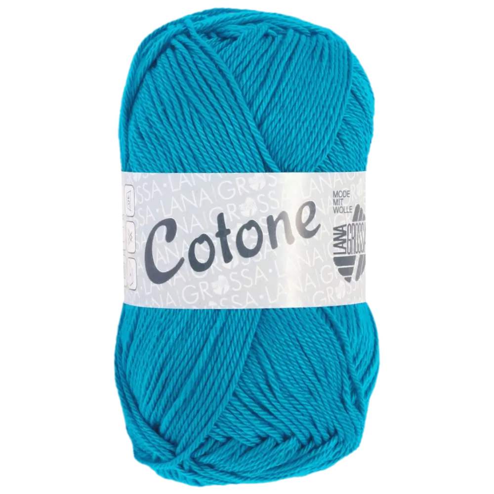 #Farbe_Lana Grossa Cotone | 10 Türkisblau