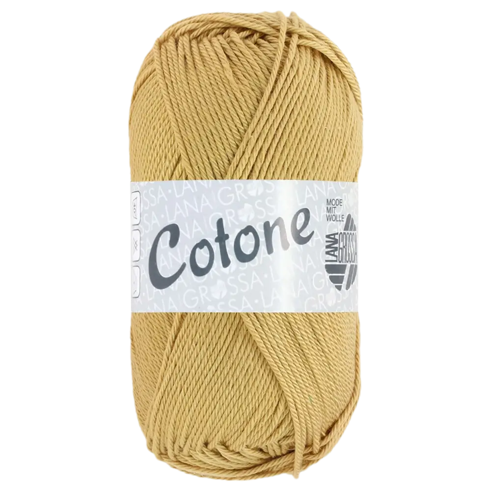 #Farbe_Lana Grossa Cotone | 116 Sandgelb