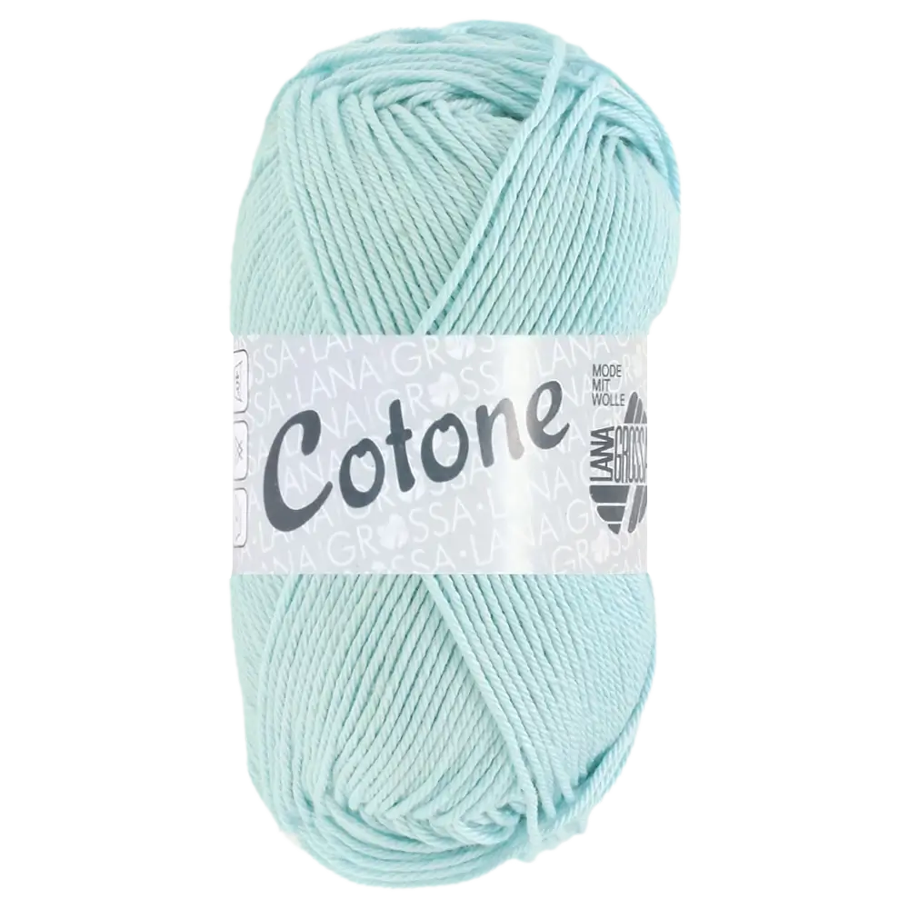 #Farbe_Lana Grossa Cotone | 126 Eisblau