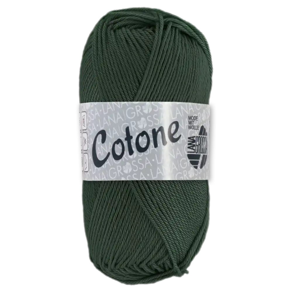 #Farbe_Lana Grossa Cotone | 137 Jägergrün