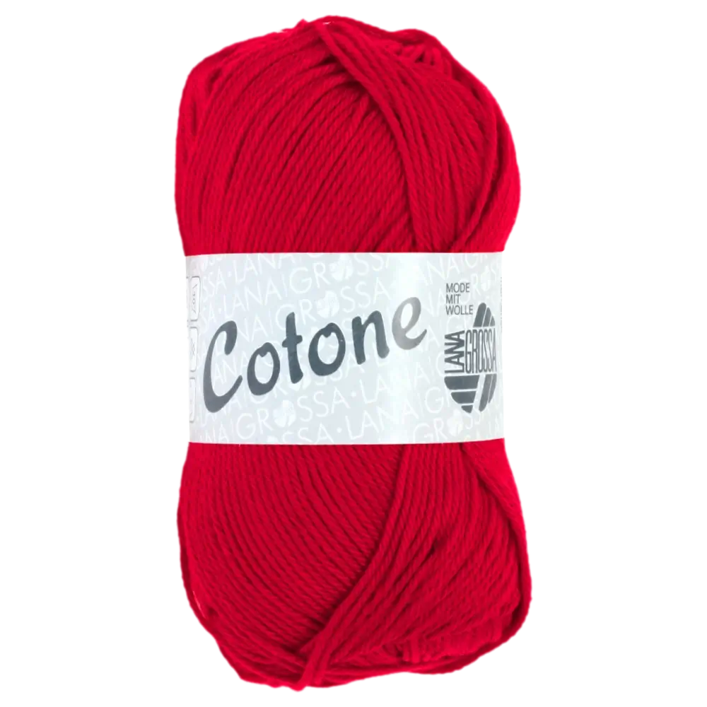 #Farbe_Lana Grossa Cotone | 18 Rot