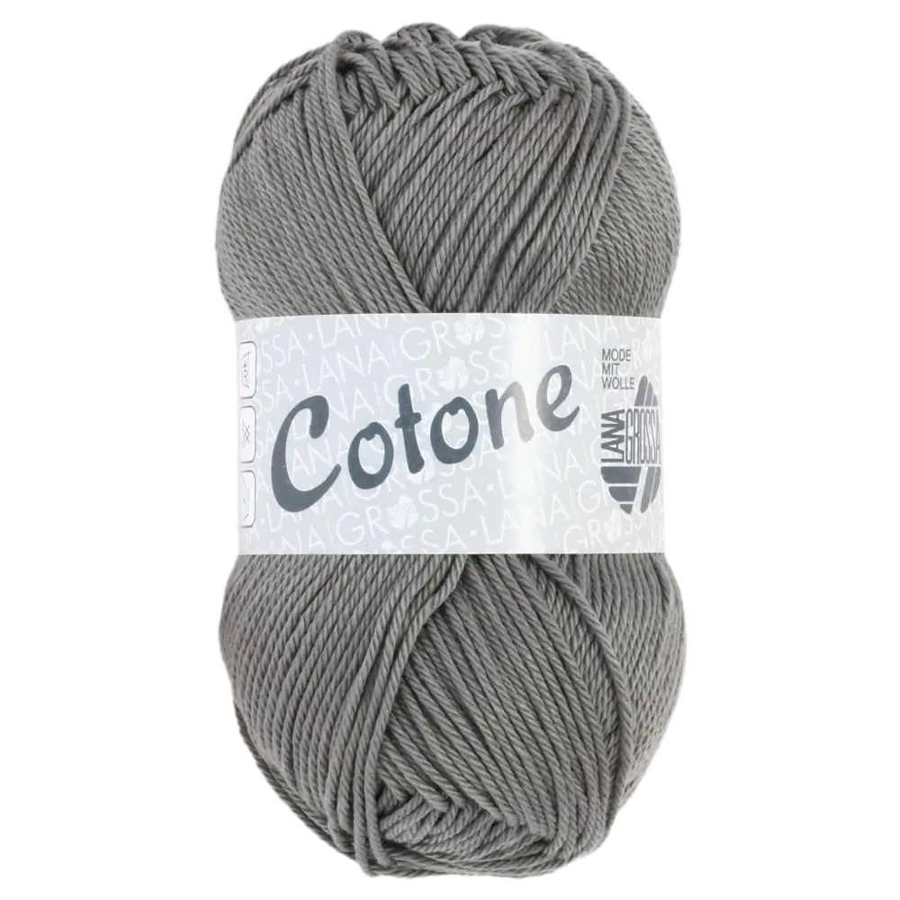 #Farbe_Lana Grossa Cotone | 19 Dunkelgrau