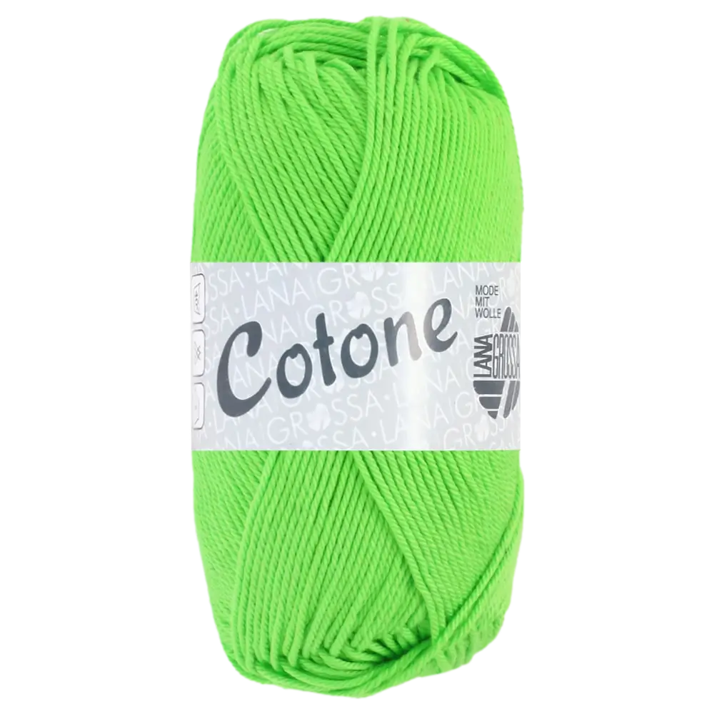 #Farbe_Lana Grossa Cotone | 217 Neongrün