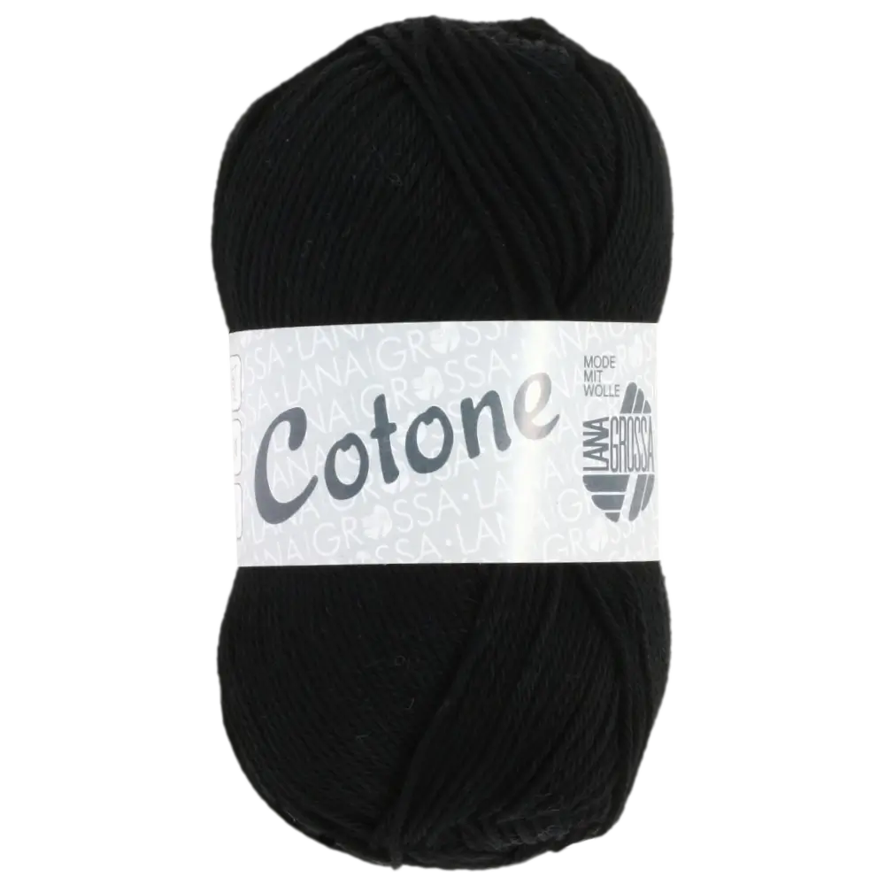#Farbe_Lana Grossa Cotone | 21 Schwarz
