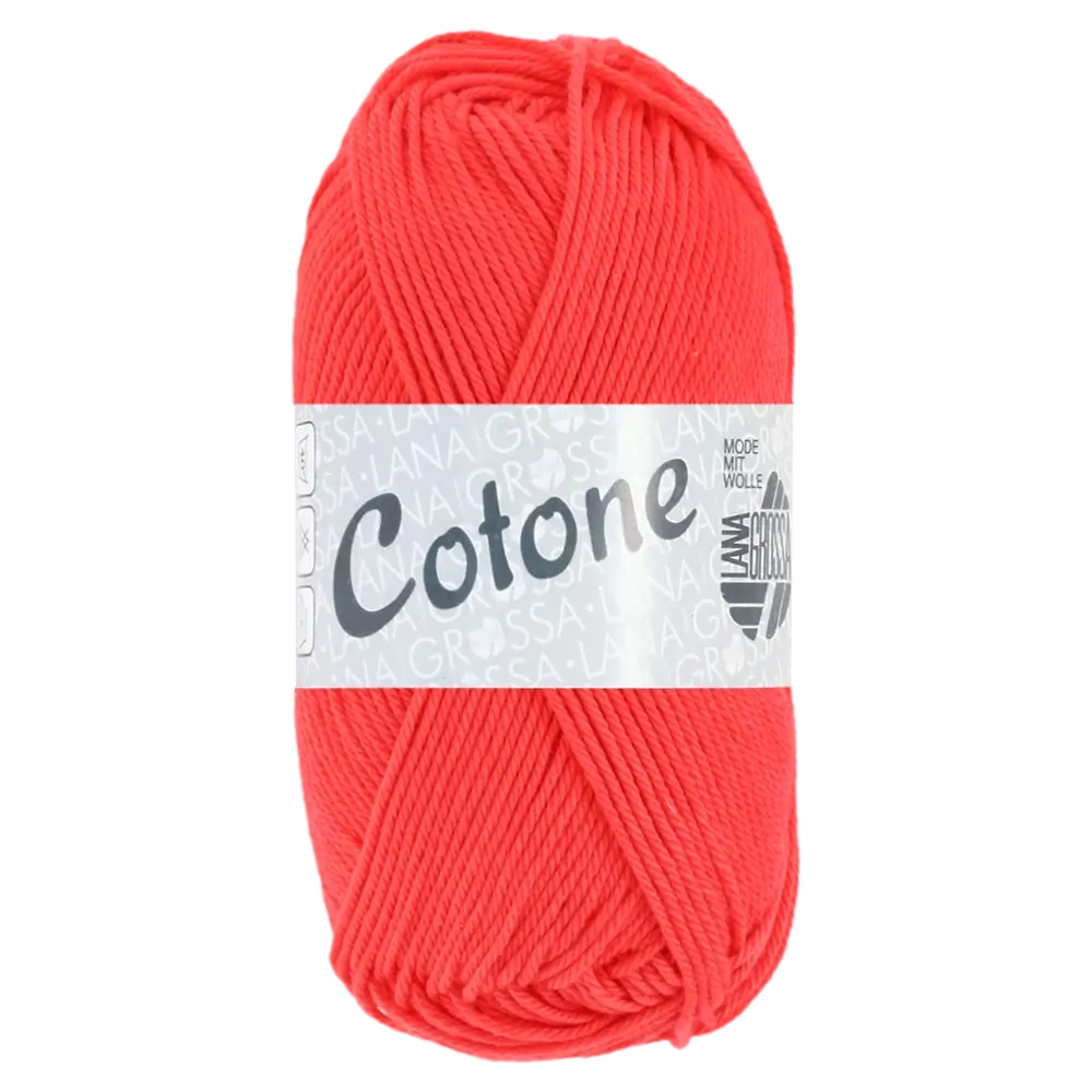 #Farbe_Lana Grossa Cotone | 220 Neonrot