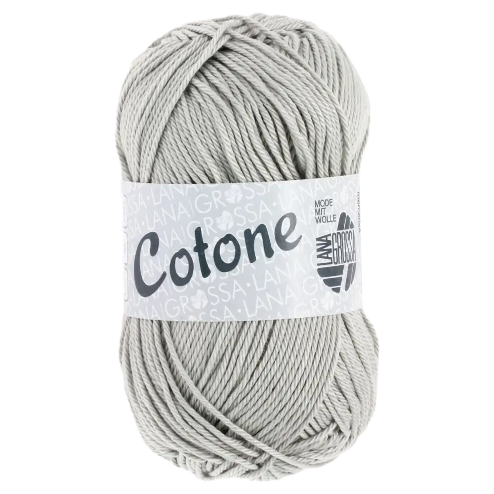 #Farbe_Lana Grossa Cotone | 27 Hellgrau