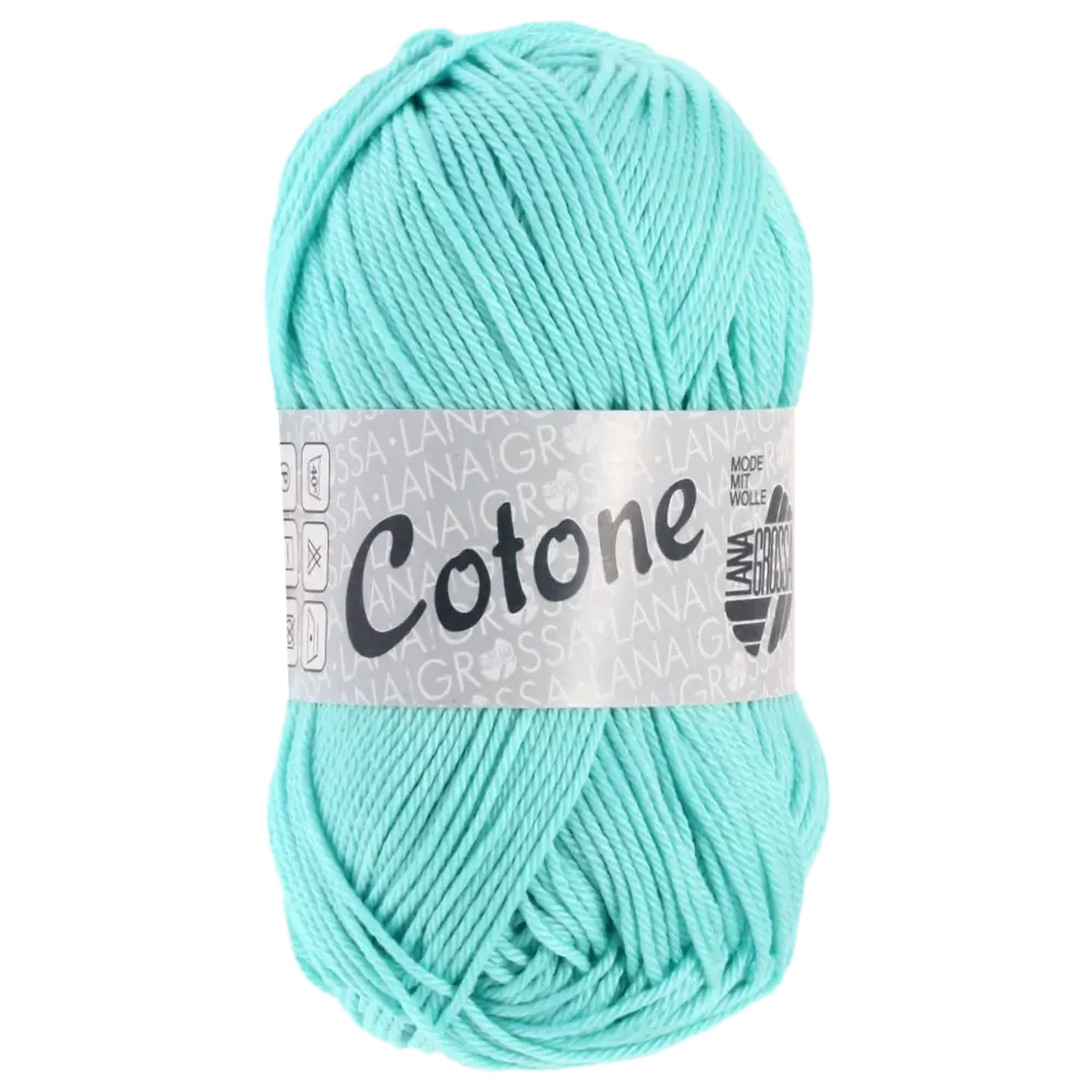 #Farbe_Lana Grossa Cotone | 35 Helltürkis
