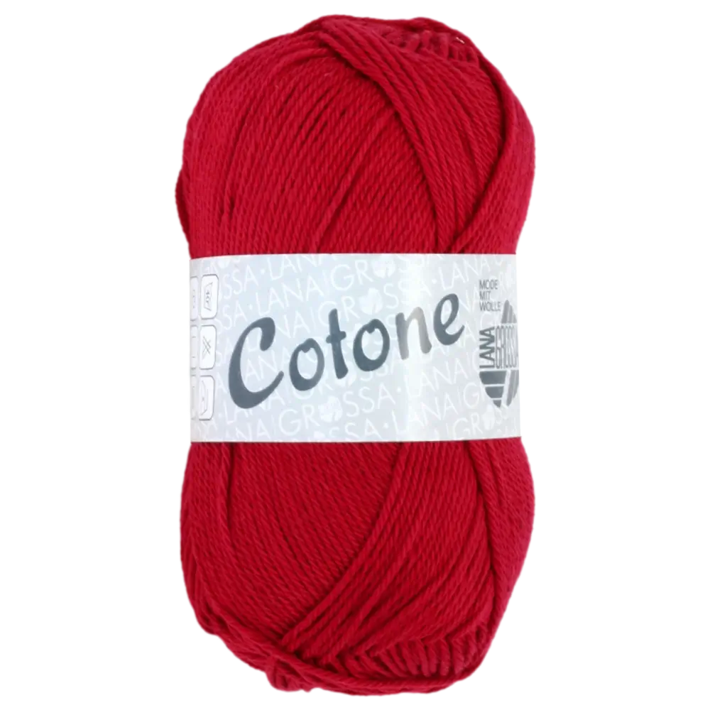 #Farbe_Lana Grossa Cotone | 04 Weinrot