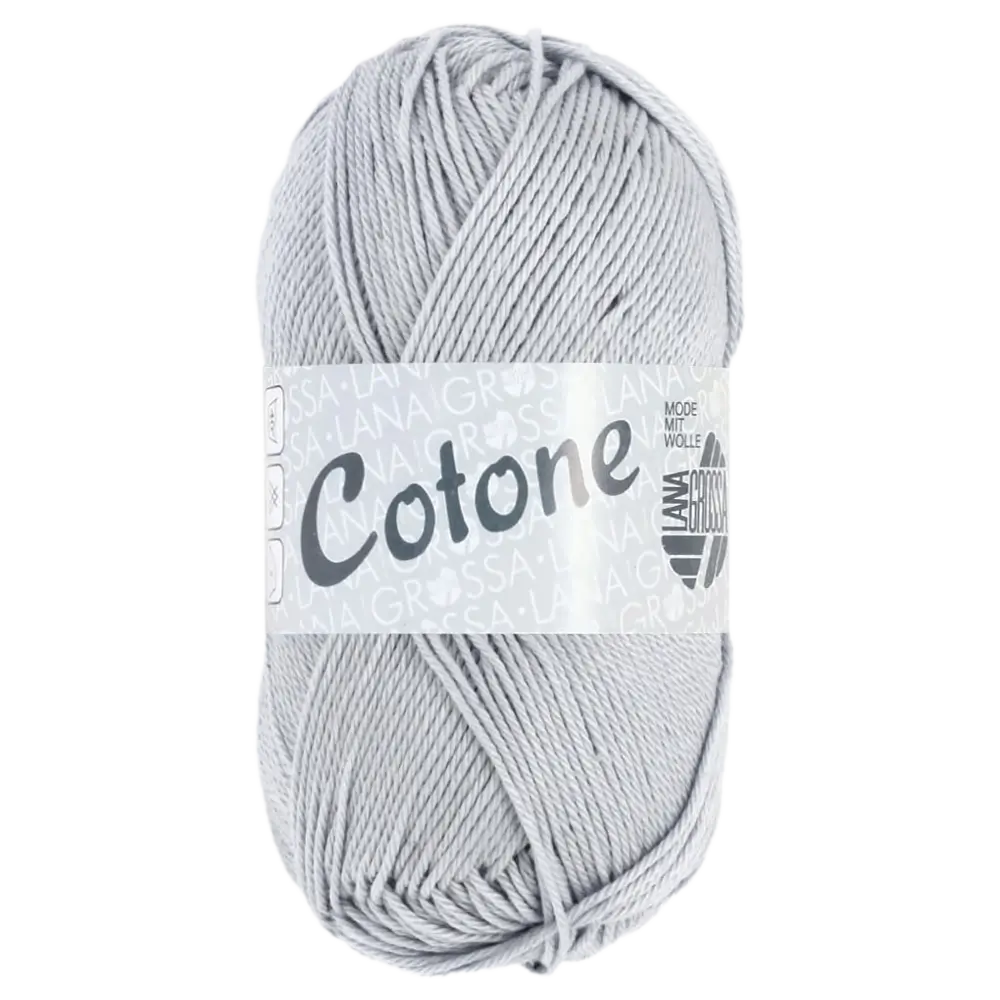 #Farbe_Lana Grossa Cotone | 63 Silbergrau
