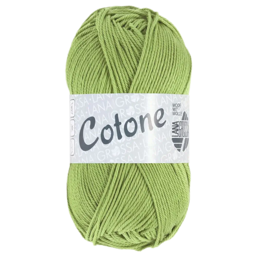 #Farbe_Lana Grossa Cotone | 73 Lindgrün