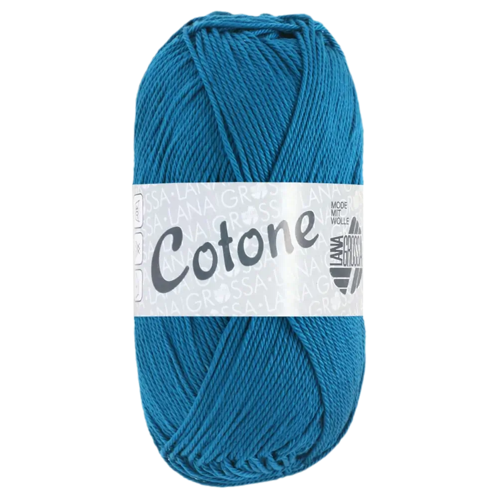 #Farbe_Lana Grossa Cotone | 91 Petrolblau