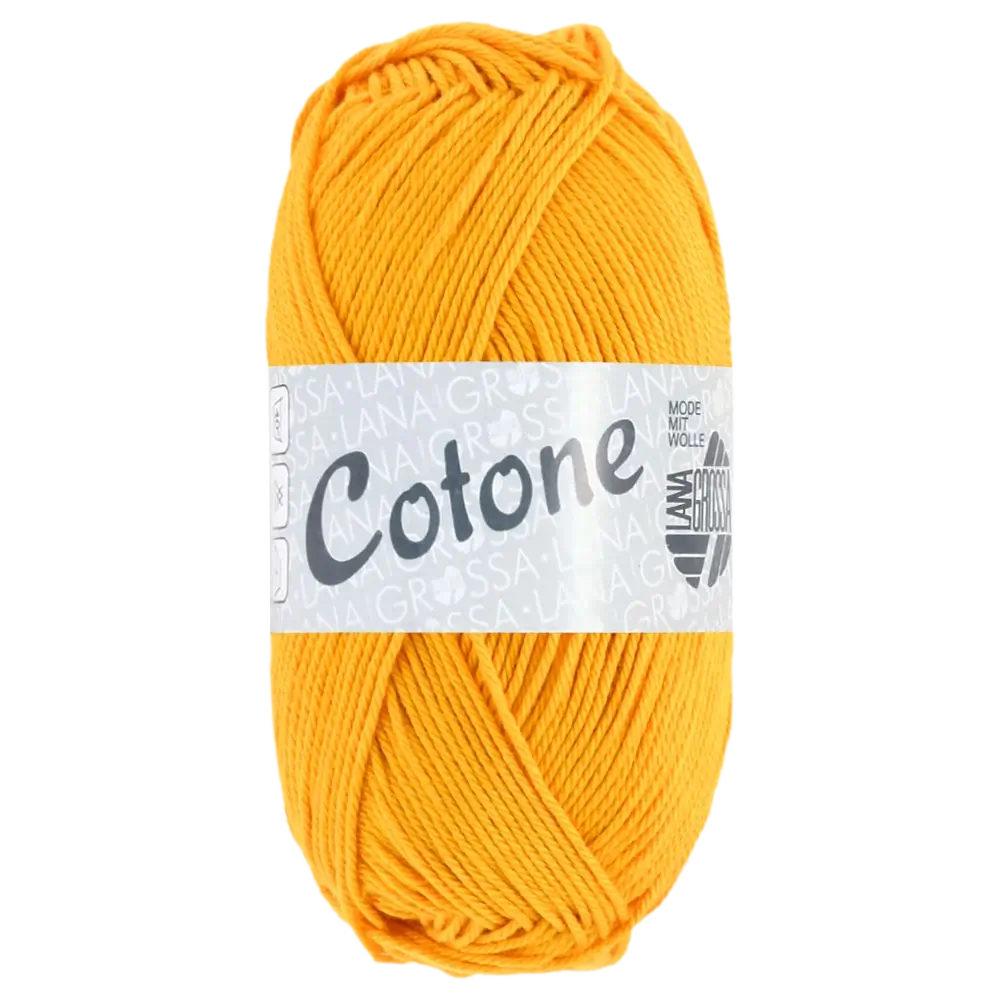 #Farbe_Lana Grossa Cotone | 92 Gelborange
