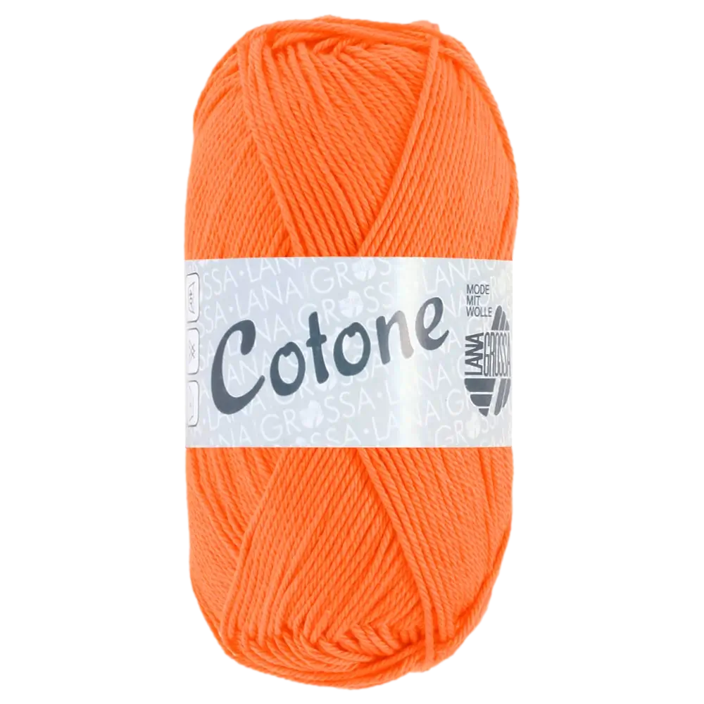 #Farbe_Lana Grossa Cotone | 93 Leuchtorange