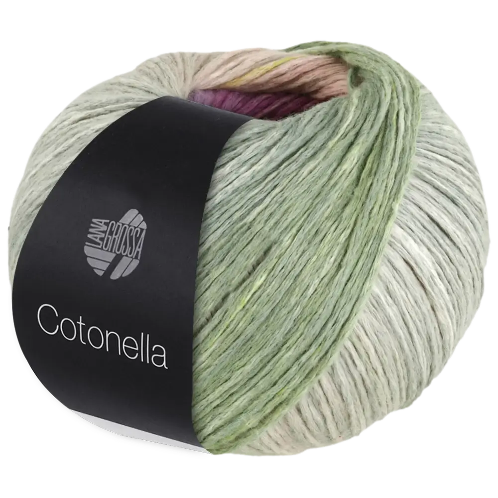 #Farbe_Lana Grossa Cotonella | 2 Gelbgrün/Rot/Weinrot/Fuchsia/Rotviolett/Lila/Beige
