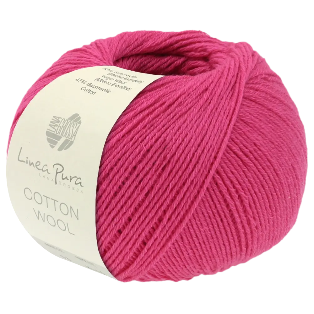 #Farbe_Lana Grossa Cotton Wool | 02 Fuchsia