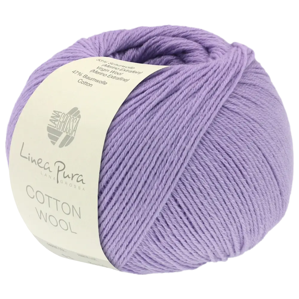 #Farbe_Lana Grossa Cotton Wool | 03 Lila