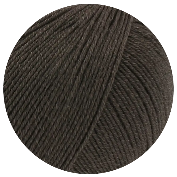 #Farbe_Lana Grossa Cotton Wool | 09 Dunkelbraun