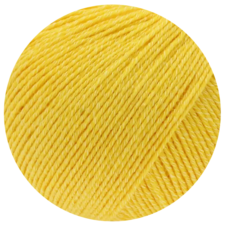 #Farbe_Lana Grossa Cotton Wool | 13 Gelb