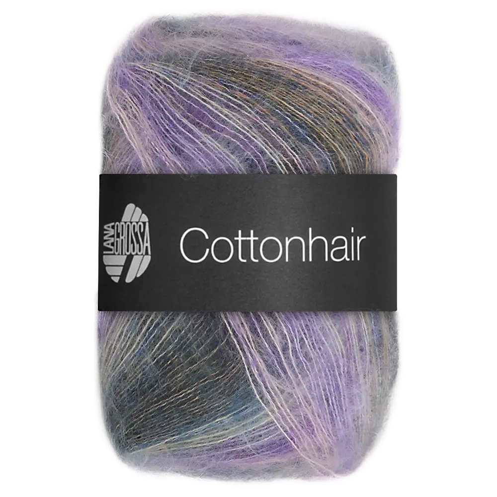 #Farbe_Lana Grossa Cottonhair | 104 Ocker/Hellgrau/Lila/Rosé/Jeansblau/Anthrazit