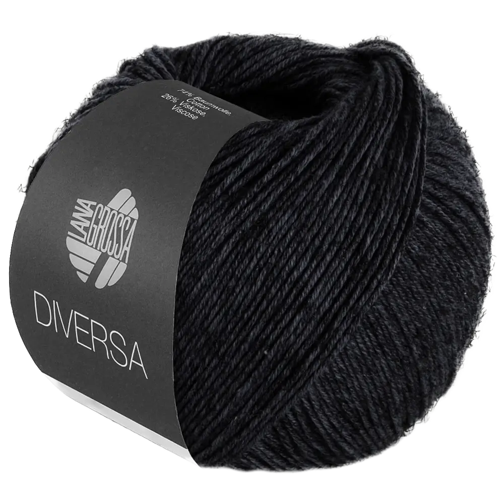 #Farbe_Lana Grossa Diversa | 29 Schwarz