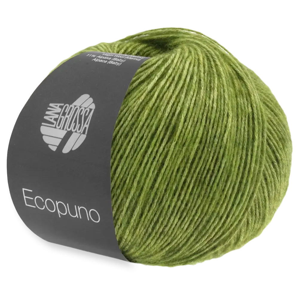 #Farbe_Lana Grossa Ecopuno | 02 Apfelgrün