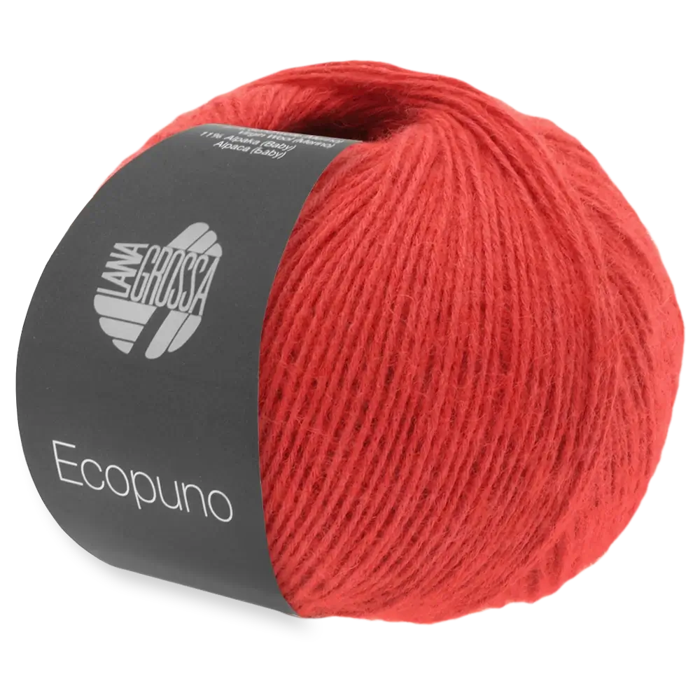 #Farbe_Lana Grossa Ecopuno | 06 Rot