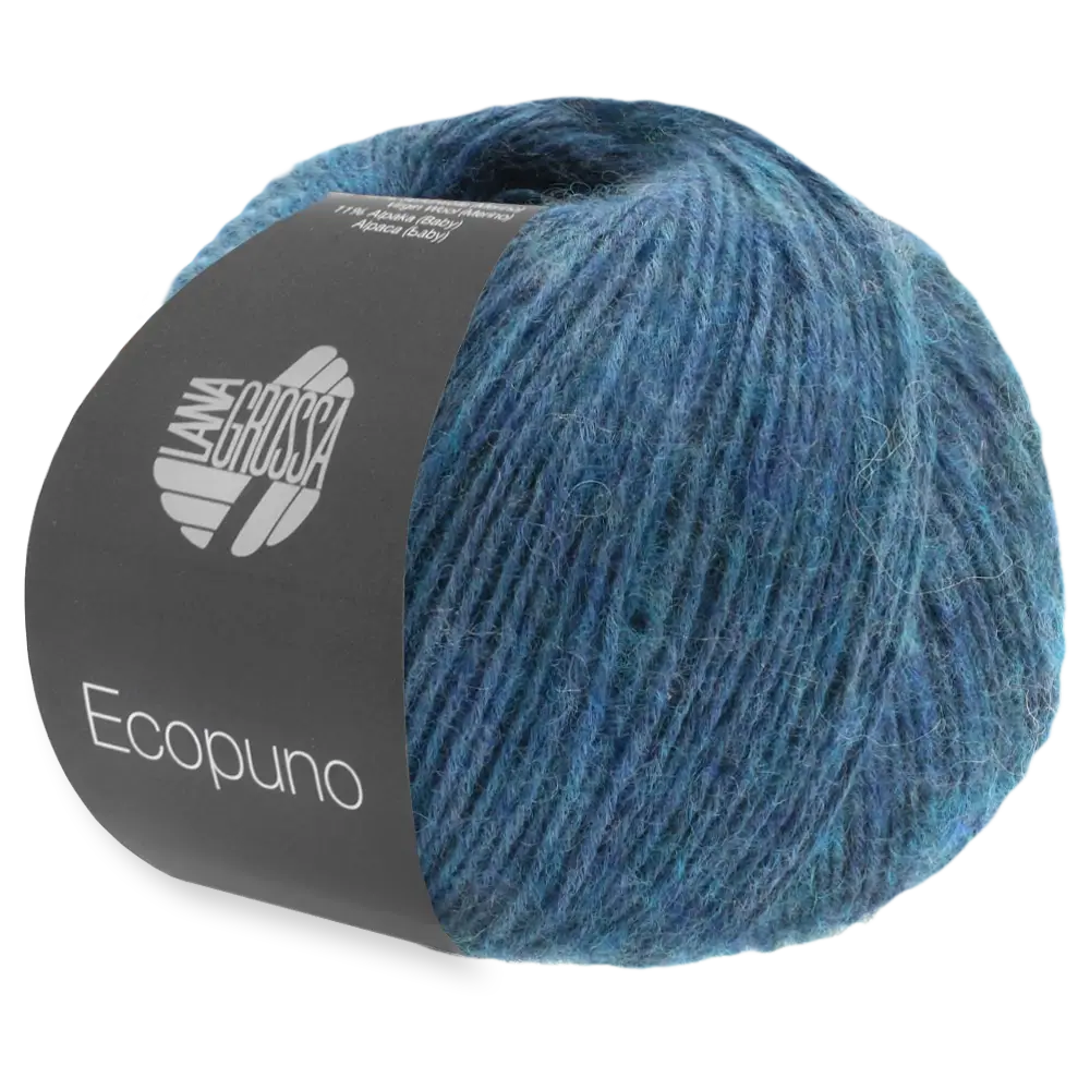 #Farbe_Lana Grossa Ecopuno | 11 Saphirblau